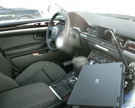 тестовый прототип четырехдверного купе Audi A7